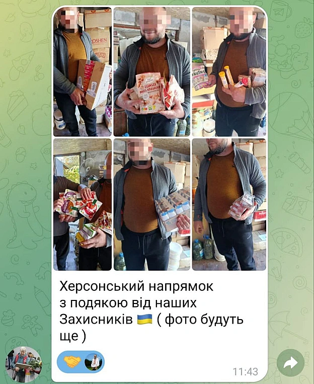 Завдяки незмінній підтримці від Ruth Schmitt ми змогли сформувати та відправити у Херсон велику партію продуктів спеціально для ... - Волонтерська північ на we.ua