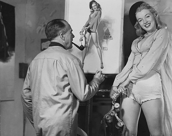 Мерилін Монро, тоді ще ще відома як Норма Джин Бейкер, у 1946 році працювала моделлю для пін-ап ілюстрацій. Вона брала $10 на го... - WAS на we.ua