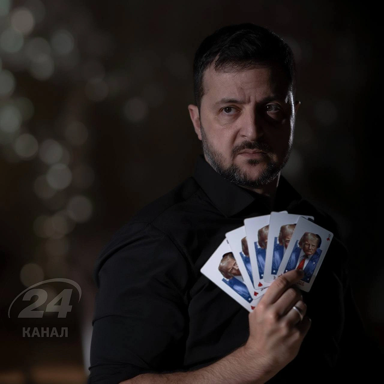 У Зеленського немає карт. У нього є лише одне, і це Дональд Трамп, –Трамп в інтервʼю NYT(с) @channel24_ua@memargam - МЕМАГРАМ on we.ua