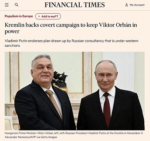 💩🐸Кремль готує інформаційну операцію під вибори в Угорщині на користь Орбана - FTРосійська влада схвалила план дезінформаційно... - Ціна Держави on we.ua