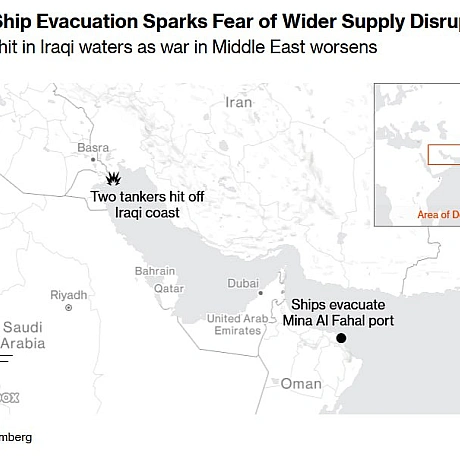 Нафтові танкери атакували біля Іраку. Ціна на нафту пішла вгору - BloombergУ територіальних водах Іраку були атаковані два наф... - Ціна Держави on we.ua