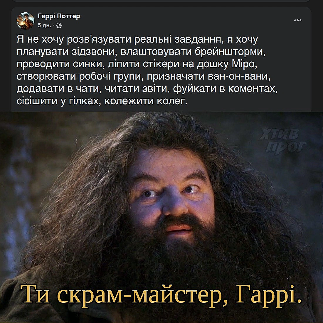 Природжений менеджер 🪄⚡️✨ - Хтивий Програміст на we.ua