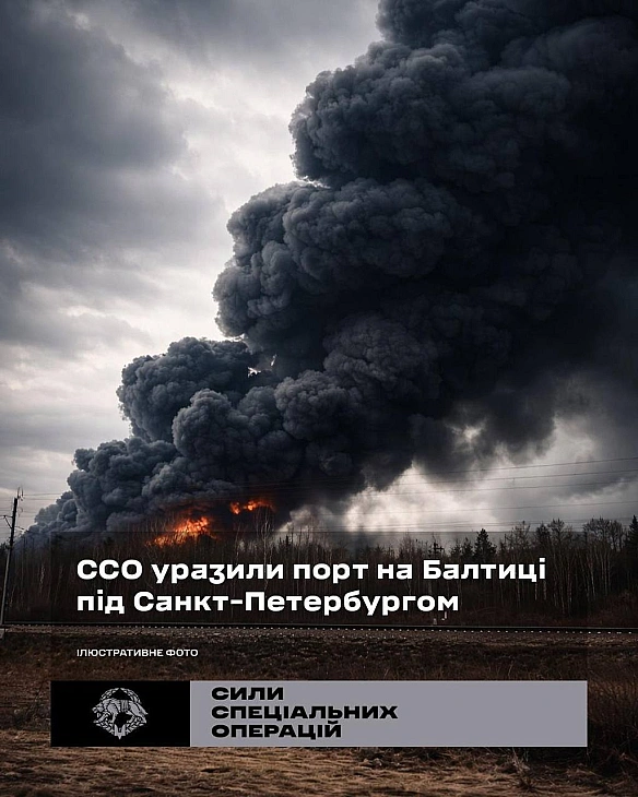 Сили Спеціальних Операцій підтвердили ураження газового гіганта у порту Усть-Луга під Санкт-ПетербургомДрони поцілили по компл... - UkraineNow на we.ua