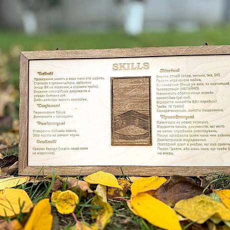 Таблички Skills для сержантів знову у наявності 

Для замовлення писати мені: @RuslanBorta
(Рапорт - у довільній формі😁)

Вартіс... - стандарти хотівших в НАТО on weua.dev