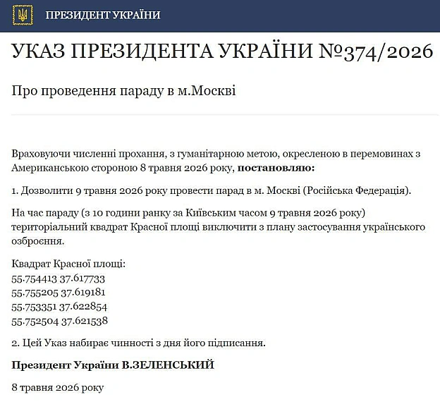 Зеленський дозволив провести парад в Москві@memargam - МЕМАГРАМ на we.ua