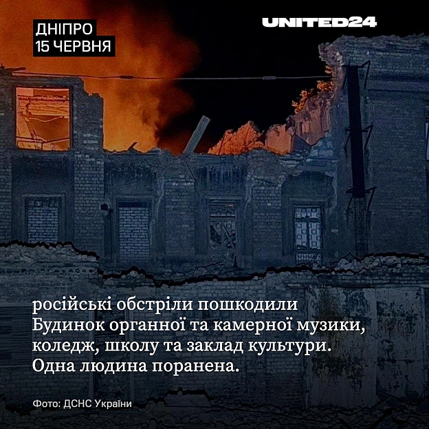 У ніч з 14 на 15 червня росія запустила по Україні 70 ракет і 611 дронів. Від Києва до Харкова українці в мирних містах не спали... - на we.ua