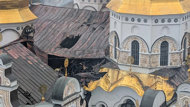 Сьогодні вночі в результаті масованого російського обстрілу пошкоджено, зокрема, Успенський собор Києво-Печерської Лаври.Обстр... - WAS на we.ua