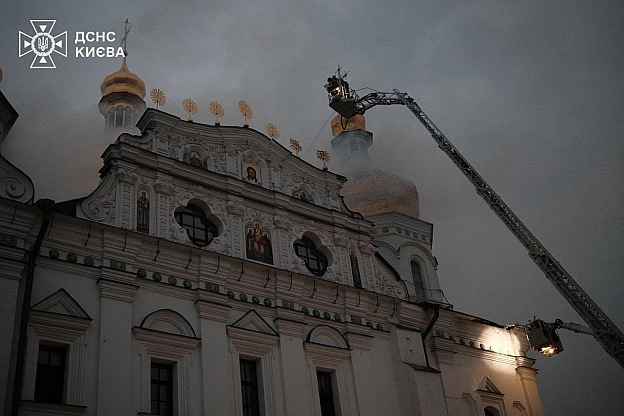 Сьогодні вночі в результаті масованого російського обстрілу пошкоджено, зокрема, Успенський собор Києво-Печерської Лаври.Обстр... - WAS на we.ua