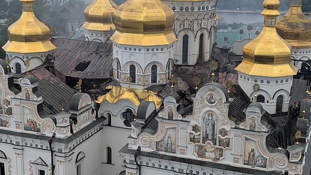 Сьогодні вночі в результаті масованого російського обстрілу пошкоджено, зокрема, Успенський собор Києво-Печерської Лаври.Обстр... - WAS на we.ua