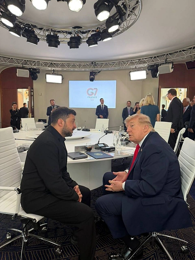 Зеленському і путіну треба поговорити, але вони не знають як це зробити, - ТрампНа підсумковій конференції саміту G7 президент... - UkraineNow на we.ua