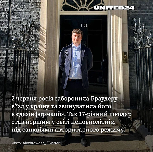 Я пишаюся тим, що став першим школярем у світі, якого внесли до санкційного списку авторитарного режиму за викриття корупції. ... - на we.ua