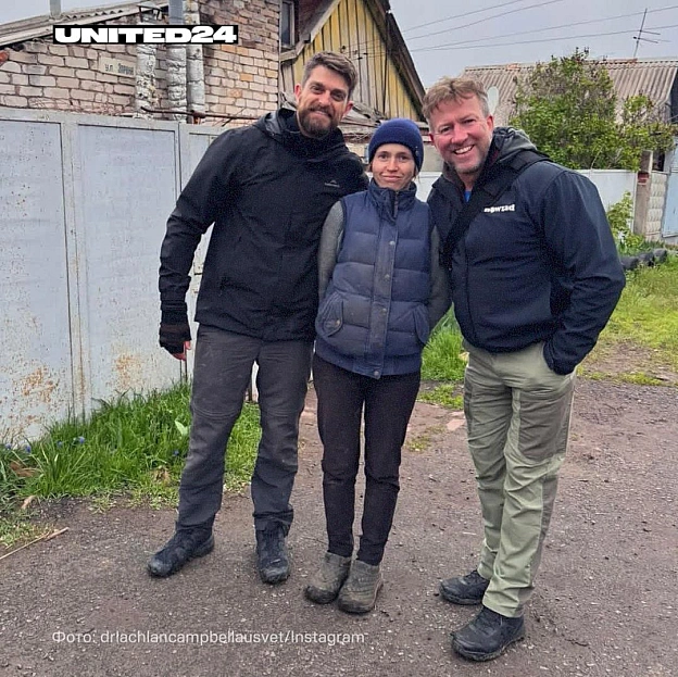 Австралійський ветеринар Лахлан Кемпбелл уперше приїхав в Україну лише через місяць після початку російського повномасштабного в... - на we.ua