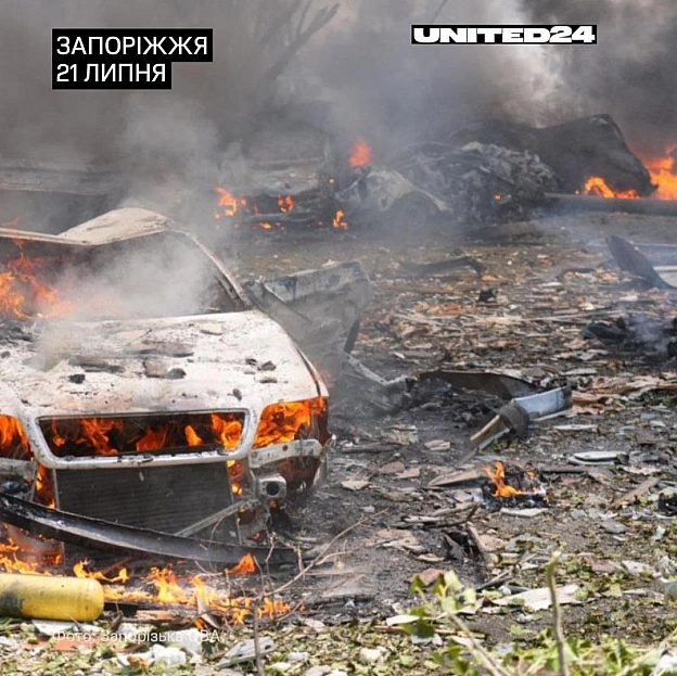 росія завдала удару керованими авіабомбами по житлових кварталах Запоріжжя. Щонайменше 1 людина загинула, ще 1 — поранена. Пош... - на we.ua