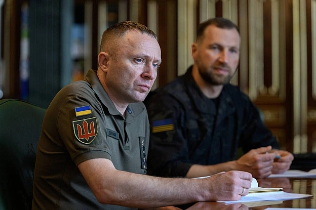 Ситуація на фронті жорстка, - Зеленський після першої Ставки за участі Драпатого«Провів Ставку. Була перша доповідь нового Гол... - на we.ua