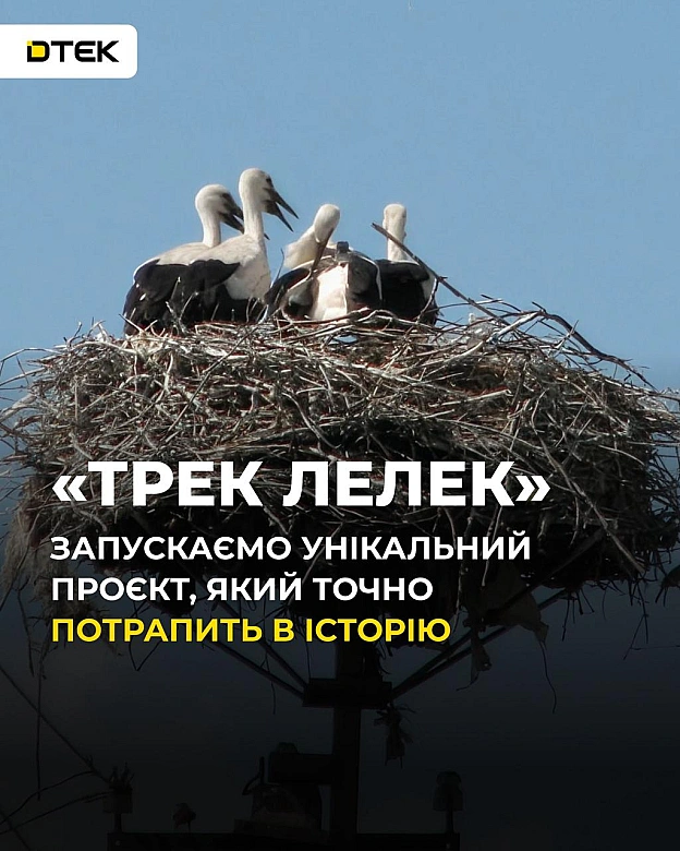 Запускаємо проєкт, який точно увійде в історію!«Трек лелек» — унікальна для України екологічна ініціатива, яка допоможе науков... - на we.ua