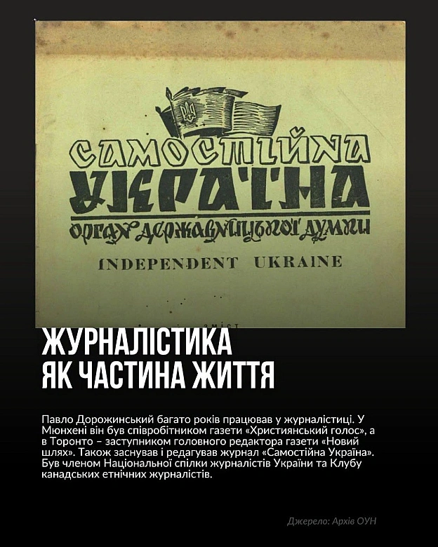 Сьогодні минає 100 років від дня народження Павла Дорожинського – українського громадсько-політичного діяча, журналіста, редакто... - на we.ua