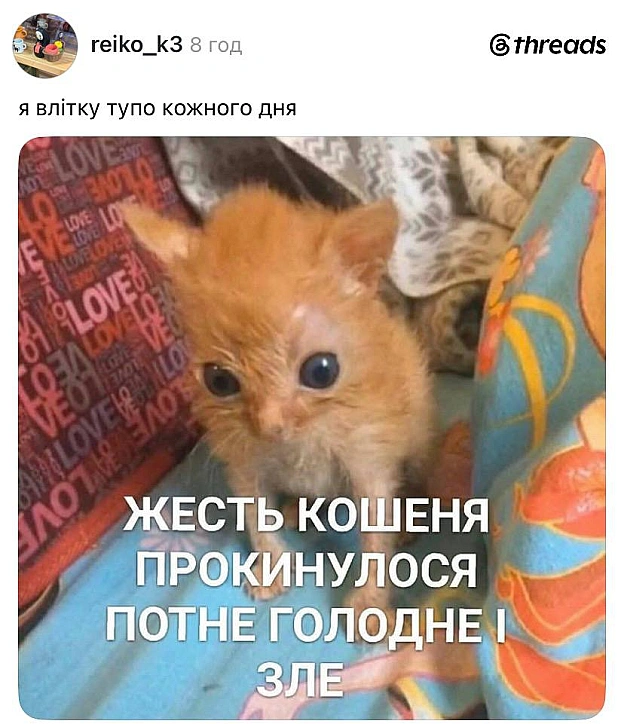 Доброго ранку!@memargam - на we.ua
