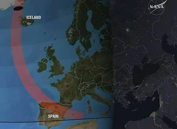 NASA під час трансляції сонячного затемнення показала Крим як «територію рф»12 серпня відбулося сонячне затемнення, смуга яког... - на we.ua
