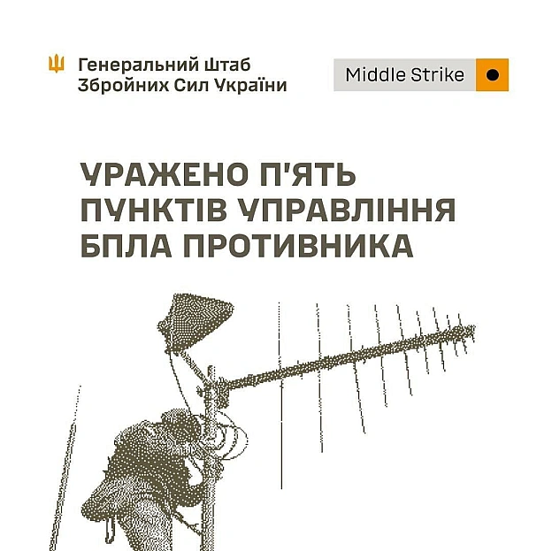 На ТОТ Херсонщини атаковано два наземні ретранслятори для керування ударними дронами типу \