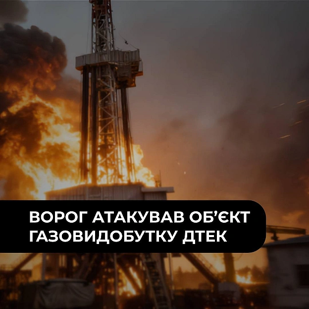 Сьогодні відбулася чергова атака на енергетичну інфраструктуру ДТЕК Нафтогаз. Робота об\'єкту газовидобутку на Полтавщині зупи... - на we.ua