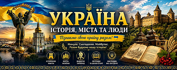 Шановні підписники! Запрошуємо вас слідкувати за нами в українській онлайн-платформі we: https://we.ua/@ukrayina-istoriya-mista-... - Україна: історія, міста та люди на we.ua