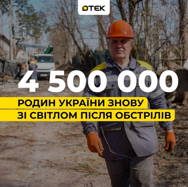 💡ДТЕК повертає світло: підсумки серпня — 4,5 млн родин знову з електрикою після обстрілів рфЗа останній місяць літа нашим енер... - на we.ua