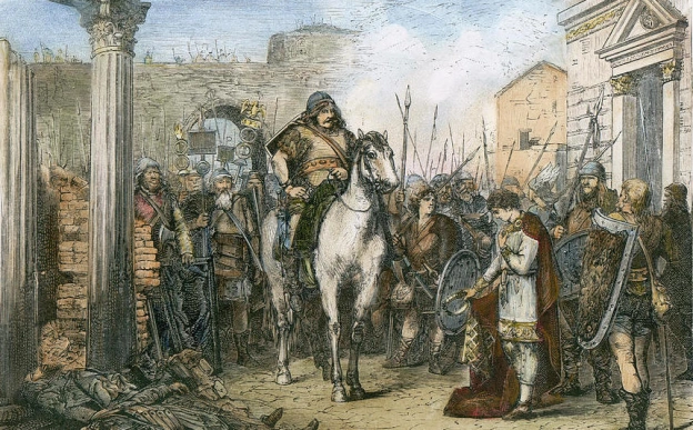 Рівно 1550 років тому Західна Римська імперія — всьо.4 вересня 476 року германський воєначальник Одоакр (на ілюстрації) усунув... - на we.ua
