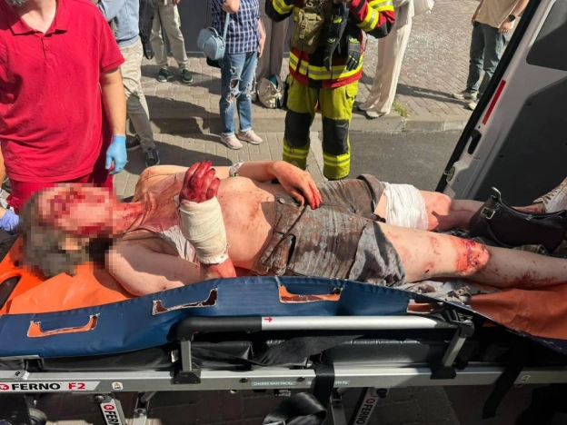 росія завдала удару по медіа, по журналістах у Києві, - Зеленський Ударний дрон атакував будівлю телеканала «Ми – Україна» тел... - на we.ua