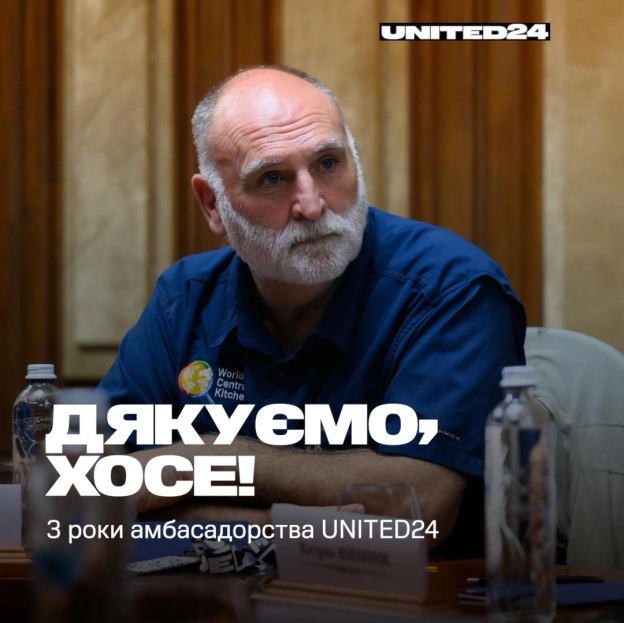 Сьогодні — 3 роки відтоді, як Хосе Андрес став амбасадором UNITED24. Але його підтримка України почалася ще 24 лютого 2022 рок... - на we.ua