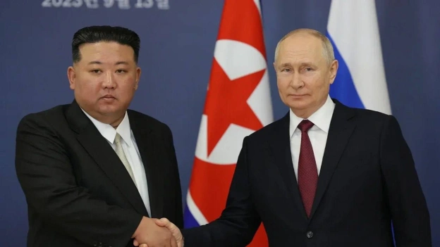 Близько 25 тисяч громадян Північної Кореї працюють на дронових підприємствах рф — BloombergГромадян КНДР провозять в росію під... - на we.ua