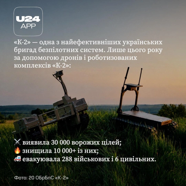 28 вересня застосунок UNITED24 разом із «К-2» @k_2army, однією з найефективніших українських бригад безпілотних систем, запускає... - на we.ua