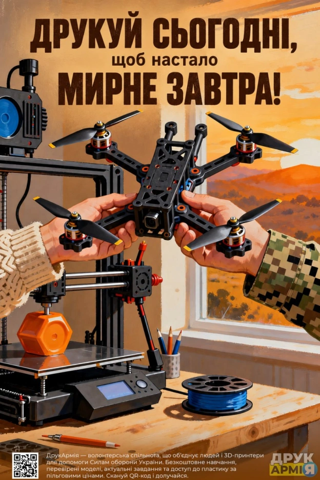 ⚠️Ранковий плакат для розповсюдження.Забирайте собі в соц мережі і допоможемо іншим дізнатись про таку шикарну можливість набл... - ДрукАрмія на we.ua
