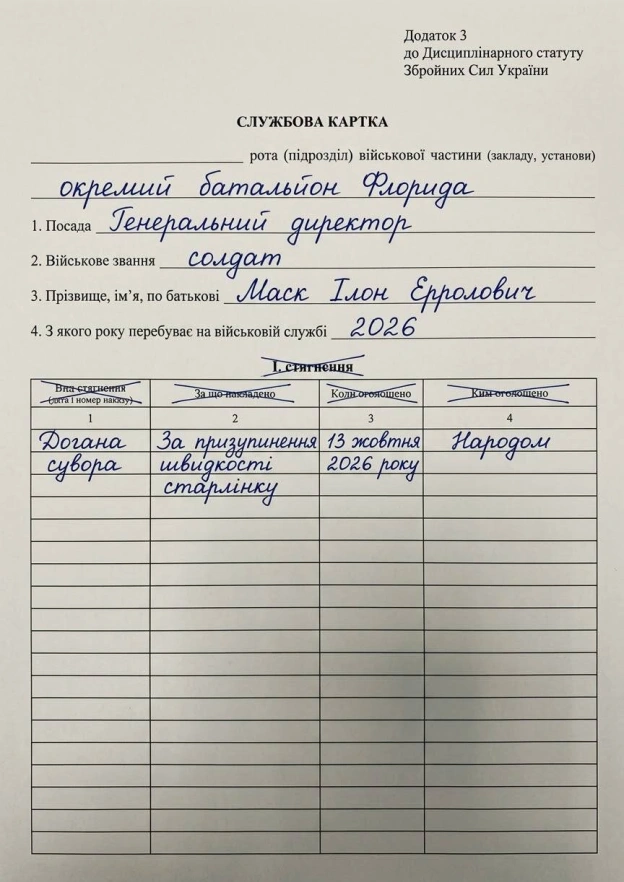 Усі, хто пише мені, що стягнення зазначають на зворотному боці, — вам, напевно, ще не надійшов новий наказ. Тепер заохочення заз... - на we.ua