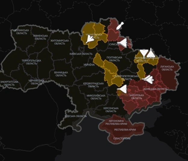 У застосунку «Повітряна тривога» тепер доступна карта руху ворожих дронів і ракетТам можна бачити тип загрози – зокрема ударні... - на we.ua