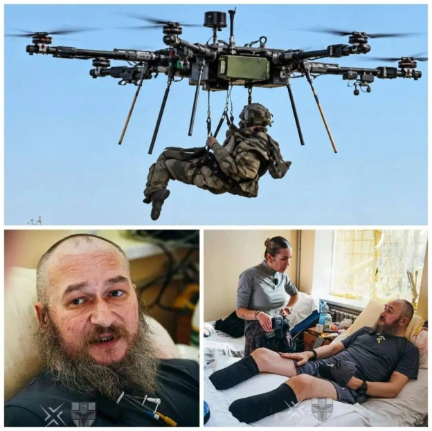 На Харківщині провели першу в історії евакуацію на дроні: вдалося врятувати бійця, який провів на позиції 491 день Доброволець... - на we.ua
