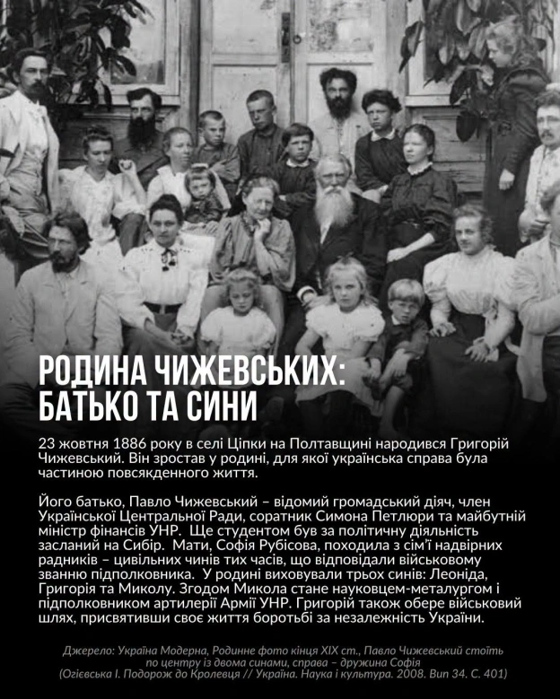 Григорій Чижевський – полковник Армії УНР, один із творців української артилерії, міністр внутрішніх справ і учасник Першого та ... - на we.ua