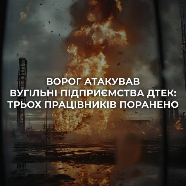 ‼️Дніпропетровщина: троє працівників ДТЕК поранені внаслідок масованої атаки дронівСьогодні ворог знову атакував вуглевидобувн... - на we.ua