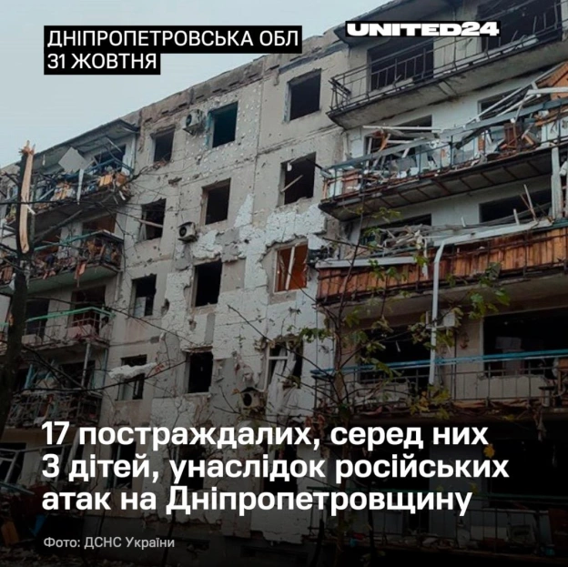 За день росіяни понад 20 разів атакували Дніпропетровщину. Найбільше постраждалих у Павлограді: 10 людей, серед них троє дітей. ... - на we.ua